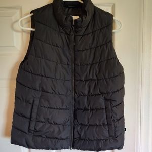 Gap Cold Control Black Puffer Vest (Size Small)